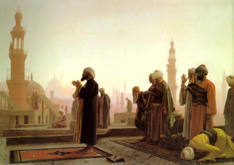 Jean Leon Gerome Prayer on the Rooftops of Cairo